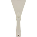 SPARTA Polypropylene Scraper Tool Food Safe Scraper for Removing Caked-On Residue in Commercial Kitchens, Plastic, 7.82 x 3 Inches, Tan - color: Tan