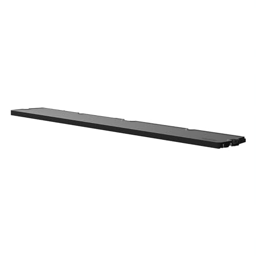 Suncast Horizontal or XL Vertical Shed Shelf Kit, Space Saving Shelving for Wall Mount Outdoor Storage Structures, 67" W x 10.25" D x 1.25" H, Black