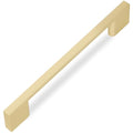 10 Pack 5 Inch(128mm) Cabinet Pulls Brushed Gold Kitchen Cabinet Handles Zinc Alloy Drawer Pulls Solid Cabinet Hardware - color: Brushed Gold, size: 5'' Hole Center(128mm)