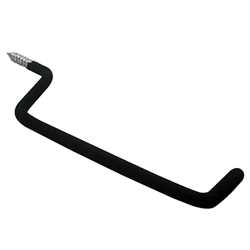 12 Pieces Heavy Duty Garage Storage Screw in Utility Tool Wall Mount Ladder Hanger Hook