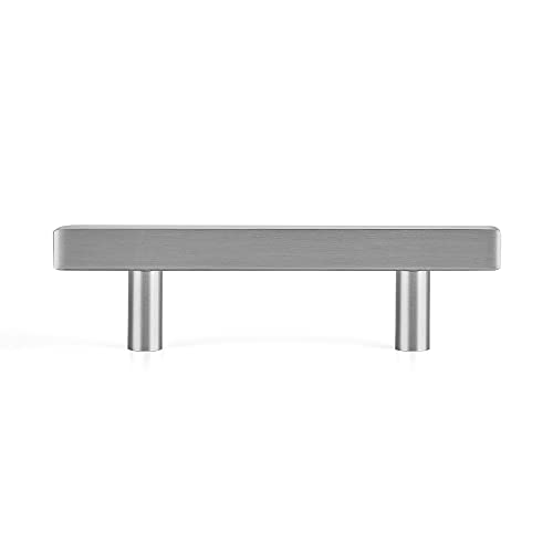 Ravinte Square Cabinet Handles, 15 Pack, 3" Hole Centers, Brushed Nickel - color: Brushed Nickel, size: 3 inch hole center