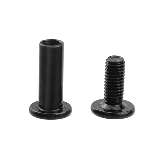 20 Sets M5 x 16mm Black Binding Post Screws,Hex Drive Rivet Socket - size: M5 x 16mm