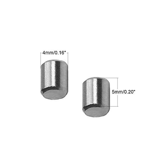 50Pcs M4 x 5mm (Approx 5/32" x 3/16") 304 Stainless Steel Dowel Pins - size: M4 x 5mm