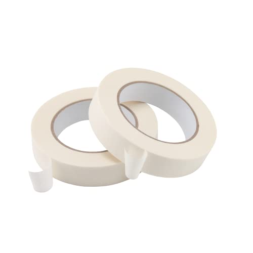 Lichamp Masking Tape, 1 inch x 55 Yards x 3 Rolls - size: 3 Rolls x 0.94 inch x 55 Yards