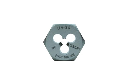 Century Drill & Tool 98922 Fractional Tap & Die Set, 12 Piece | external thread cutting, thread restoration - size: 12 Piece