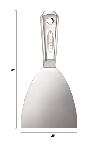 HYDE 06577 Full Metal Joint Knife, 4-inch, Stainless Steel - size: 4"