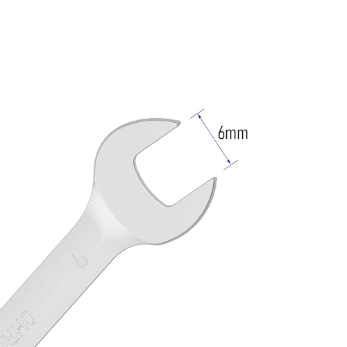 6mm Flex-Head Ratcheting Combination Wrench, 6mm Metric - size: 6mm
