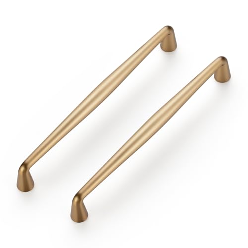 Ravinte Champagne Bronze Cabinet Handles Solid Handles,6-1/4 Inch,5 Pack - color: Champagne Bronze, size: 6-1/4 Inches Hole Center