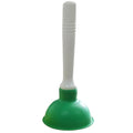 Drain Plunger, Mini Sink Unclogger, Small 4-Inch Clog Remover - color: Green