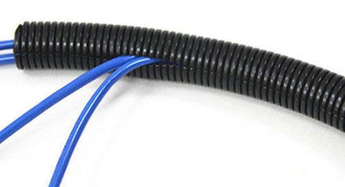 10 Feet 5/8" 16mm Split Wire Loom Conduit Polyethylene Tubing Black Color Sleeve Tube - color: 5/8" (16mm), size: 10 ft