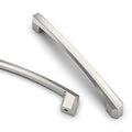 Asidrama 10 Pack 5 inch Brushed Satin Nickel Kitchen Cabinet Handles - color: Brushed Satin Nickel, size: 5" Hole Center(128mm)
