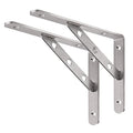 YUMORE 8 Inch Shelf Bracket, Heavy Duty L Bracket, 2 Pack - size: 8"(Soild)