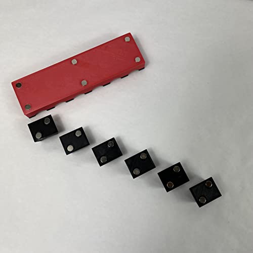 MagAttach Socket Extension Organizers (1/2", Red/Black) - color: Red/Black, size: 1/2"