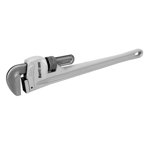 HURRICANE Aluminum Pipe Wrench, 24 Inch - size: 24 Inch