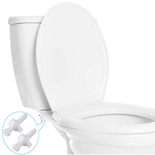 Jetec 32 Pieces Toilet Seat Screws Replacement Kit, White - color: White