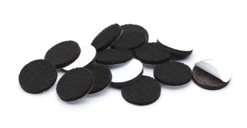 Slipstick GorillaPads CB147 Non Slip Furniture Pads/Gripper Feet (Set of 16) Self Adhesive Rubber Floor Protectors, 1 inch Round, Black (Pack of 3) - size: 1" Round (Pack of 3)
