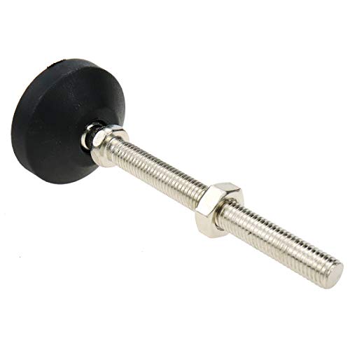 M10 Leveling Feet 880 Lb Capacity, 4 Inches Height - 2 Inches Base, 4Pcs - color: Black, size: D50xM10xH80mm