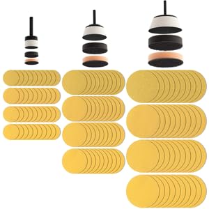 Bowl Curved & Flat Surface Mandrel with Round Sanding Disc Kit - 129 Piece - style: Round 129 Piece Kit