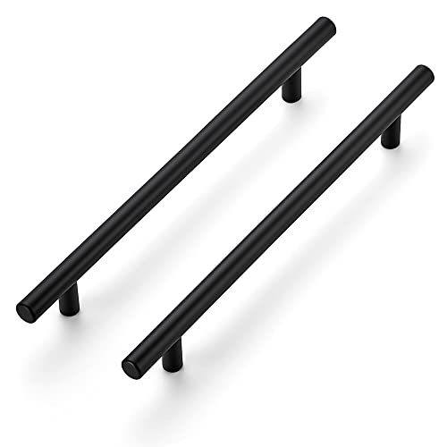 Ravinte Matte Black Cabinet Handles 10" Length,7-1/2" Hole Center,10 Pack - size: 10 Inch（7-1/2 Inch Hole Center）