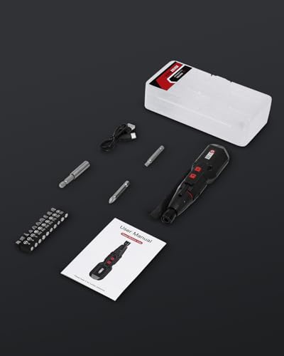 4.2V Electric Cordless Screwdriver, 3 Torque Settings & 13 Bits