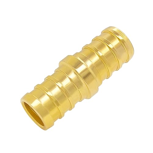 Hooshing 30 Pack 1/2" PEX Fitting Combo, Straight Coupling, Elbow, Tee Set - size: 1/2" 3 Size 30PCS
