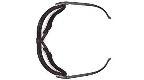 Pyramex V2G Safety Glasses, Black Frame/Amber Anti-Fog Lens - color: Black Frame/Gray Anti-fog Lens