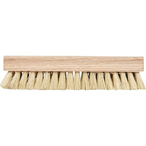 11643 Dqb Heavy Duty Acid Brush, Tampico Fiber Bristle Trim, Hardwood Handle, 8" x 1-1/16"