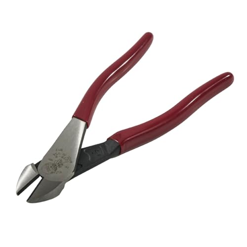 Klein Tools D228-8 Pliers, Diagonal Cutting Pliers with Short Jaw and Beveled Knives, High-Leverage Color-Coded Wire Cutters, 8-Inch 8-Inch Tool Set