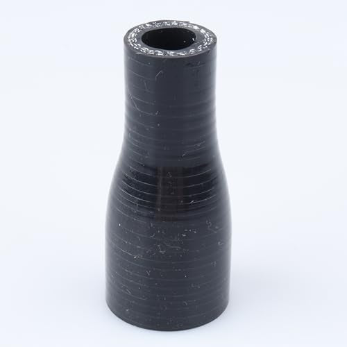 AC PERFORMANCE ID 1" to 1/2" Straight Silicone Hose Reducer Black - color: Black, size: ID 1" to 1/2" (25mm to 13mm)