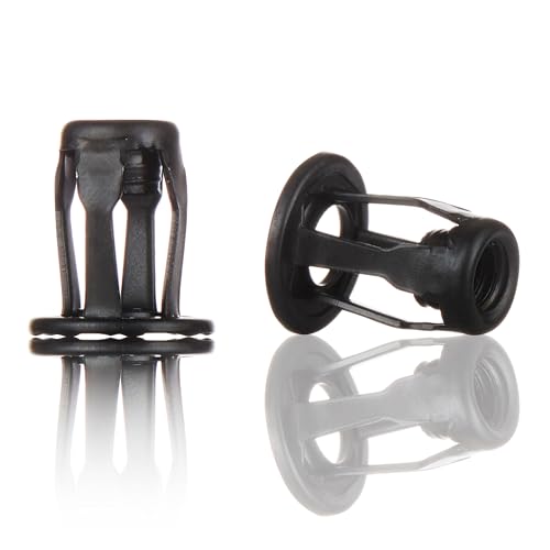 Jack nut Installation Tool Set Hand Thread Insert Jacknuts with Tool Kit - size: BLACK 1/4-20 Nuts-30PCS