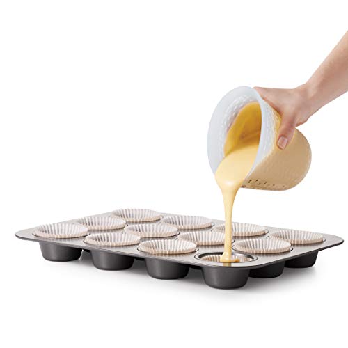 OXO Good Grips 2-Cup Squeeze & Pour Silicone Measuring Cup with Stay-Cool Pattern - size: 2 Cup, style: Cup