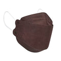 Borje KN95 Face Masks 50 Pack,Breathable Comfortable and Disposable KN95 Mask,Masks for Adults - color: Brown=50pcs