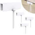 Metal Bifold Door Lock - Double Door Child Safety Locks Keep Toddler, Cats&Dogs Out of Closets, Cabinets, Pantry - No Need Install (4PC) - size: 4PC
