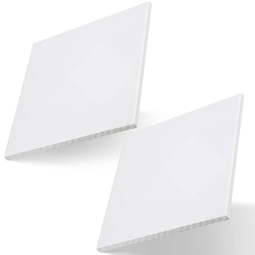 Amylove Drywall Repair Panel Drywall Patch Panel Repair for Mend Wall (2 Pcs,White,16 x 16 x1/2 Inch) - color: White, size: 16 x 16 x1/2 Inch