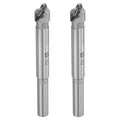 2pcs 10mm(25/64") Forstner Drill Bit Carbide Tipped 2 Flute - size: 10mm(25/64")