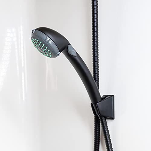 Dura Faucet DF-SA156-MB RV Handheld Shower Wand Bracket (Matte Black) - color: Matte Black