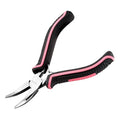 Mini Bent Nose Pliers with Smooth Jaws, 5 Inch Pink Tool for Women's Jewelry Making - style: Bent Nose Plier
