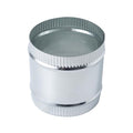 5 Inch Round Galvanized Steel Duct Connector - Metal Ventilation Pipe Coupler - Dryer Vent Hose Extension - HVAC Ducting Coupling for Straight Connection - size: 5 Inch