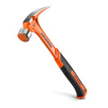 JORGENSEN 16 oz One-piece Forged Rip Claw Hammer with Magnetic Nail Holder - size: 16 oz