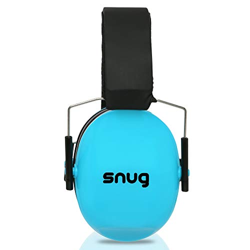 Snug Kids Earmuffs – Noise Reduction for Toddlers & Children – Adjustable, Lightweight, Foldable, Soft & Comfortable - color: Aqua