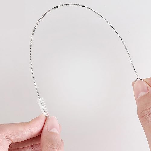 Straw Cleaner Brush Extra Long 12 inch, 10 PCS Straw Cleaner Brush Bristles Diameter (4+8+10+12+16mm) for Cleaning Straws, Pipe, Sippy Cup and Bottle - size: 12 inches