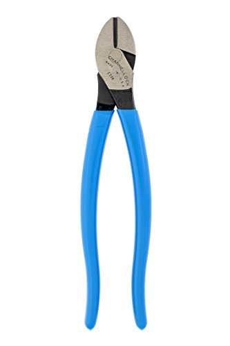 Channellock E338 8-Inch Diagonal Cutting Pliers with Xtreme Leverage Technology (XLT) Requires Less Force to Cut than Other High-Leverage Models | Laser Heat-Treated Cutting Edge for Extended Life | Forged from High Carbon Steel | Made in USA - size: 8-In
