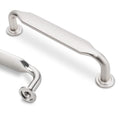 10 Pack 3-3/4 Inch Cabinet Pulls Brushed Satin Nickel Kitchen Cabinet Handles Zinc Alloy Drawer Pulls Solid Cabinet Hardware - color: Brushed Satin Nickel, size: 3-3/4'' Hole Center(96mm)