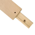 Wood Drawer Slides 16 Inch, Solid Beech Wood Center Guide Track Replacement - size: 15-3/4“