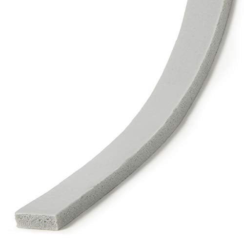 Frost King Vinyl Foam Tape - Closed Cell - Moderate Compression, 3/4" W, 3/16" Thick, 17' L, Grey (Pack of 2) - size: Pack of 2, style: 3/4"W,3/16"T,17'L,Grey