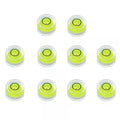 10PCS Precision Round Bubble Level Mini Spirit Level DIY Measuring Tool Kit (10x6mm) - size: 10x6mm