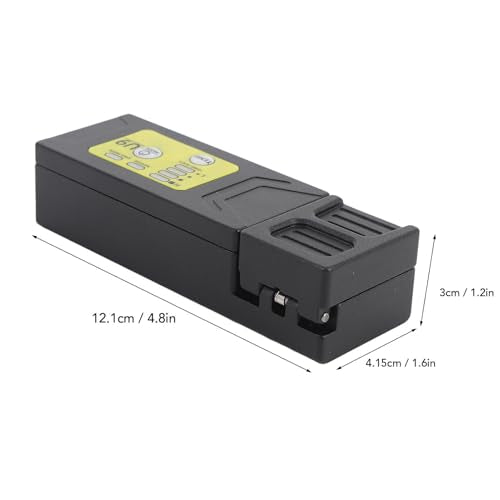 Fiber Optic Thermal Stripper, Automatic Heating USB Charging 2500mAh Battery Aluminum Alloy for Bundle Ribbon and Bare Fibers Professional Use