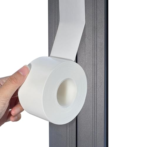 White Window Weather Sealing Tape, AC Air Conditioner Sealing Tape - color: White, size: 2 Inch x 65 FT