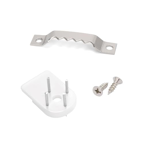 20 Kits Picture Frame Hangers Kits, Sawtooth Picture Hangers and Invisible Nail Hooks for Stucco, Brick, Drywall and Wooden Wall (Silver)