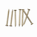 JEGONFRI 900PCS 3/4" x 17Ga Brass Plated Finishing Nails - color: Gold, size: 3/4 In , 900 Pcs